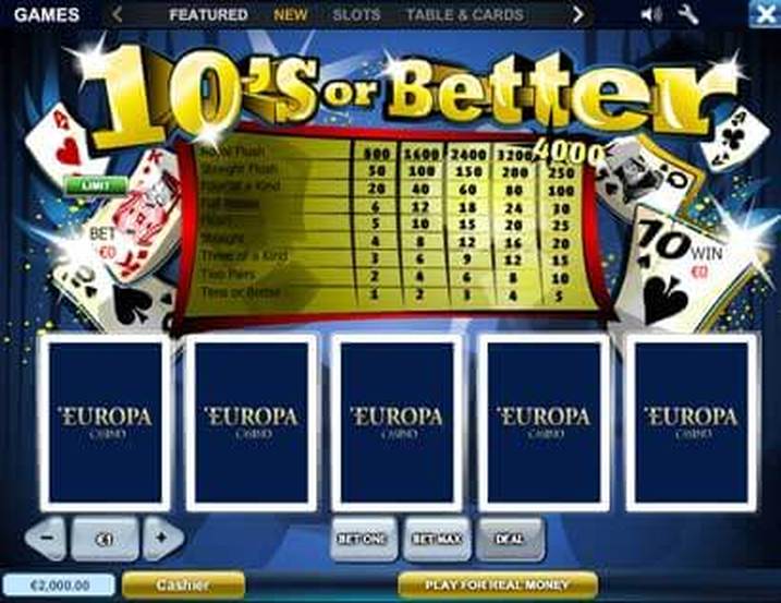 Playtech Tens or Better
