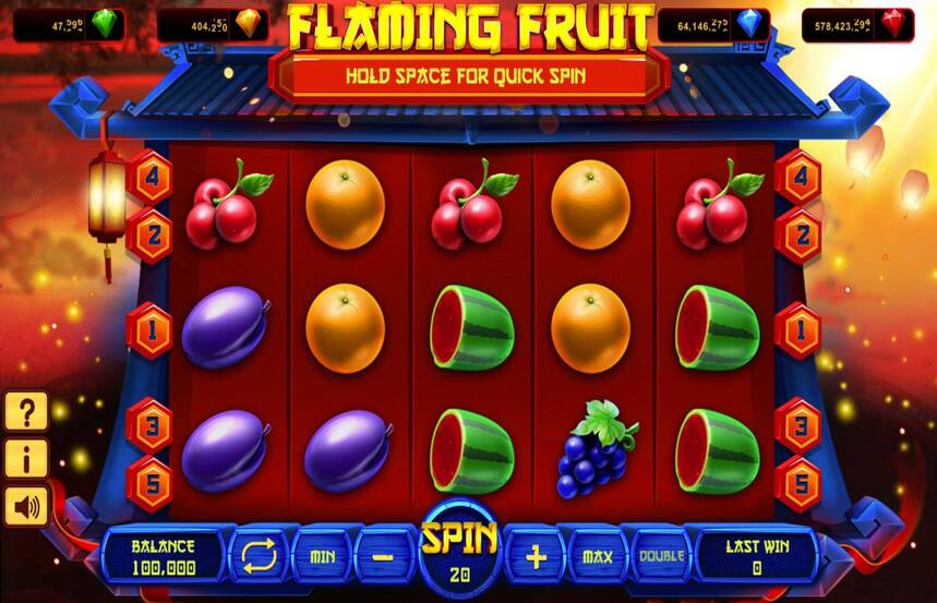 PopOK Gaming Flaming Fruit