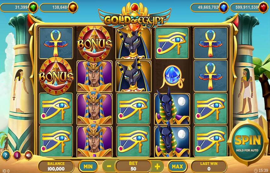 PopOk Gaming Gold of Egypt