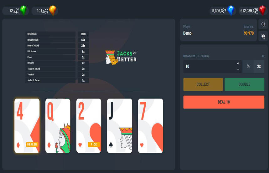 PopOk Gaming Jacks or Better