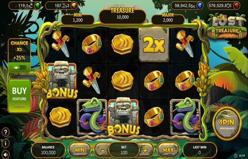 PopOK Gaming Lost Treasure