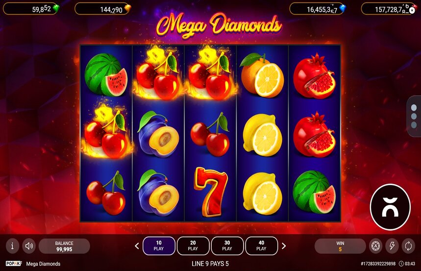 PopOk Gaming Mega Diamonds