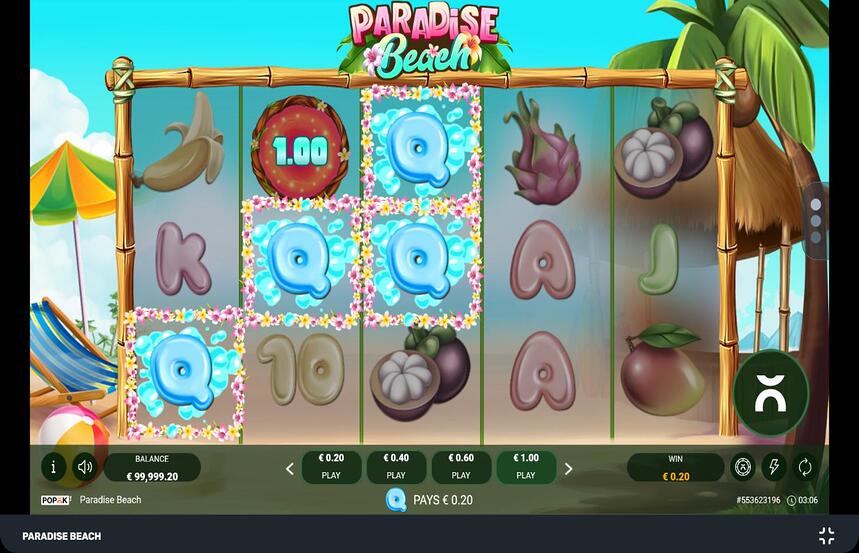 PopOK Gaming Paradise Beach