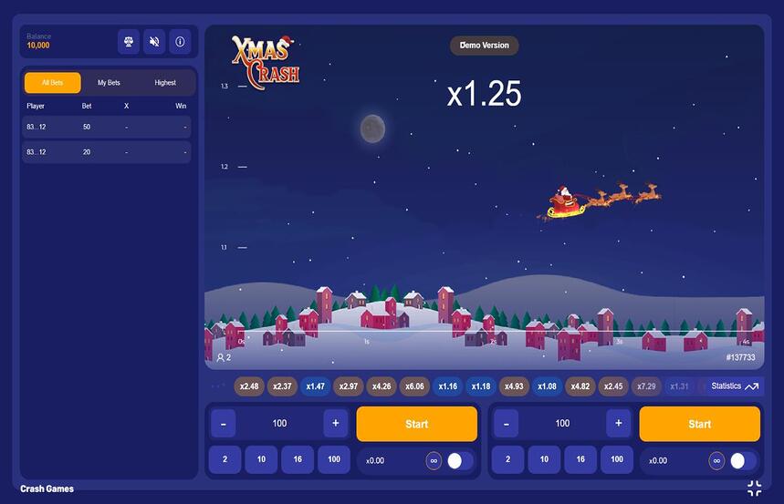 Popok Gaming Xmas Crash