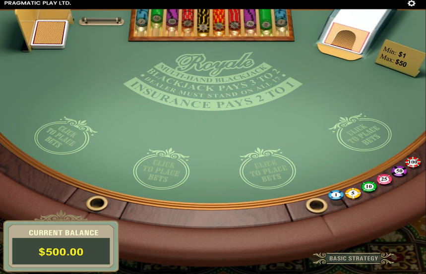 Pragmatic Play Multihand Blackjack