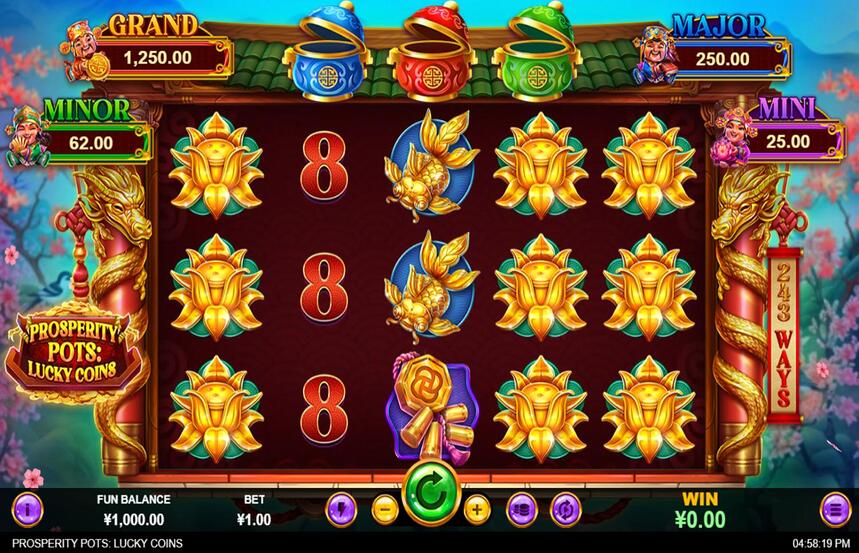 Prosperity Pots Lucky Coins