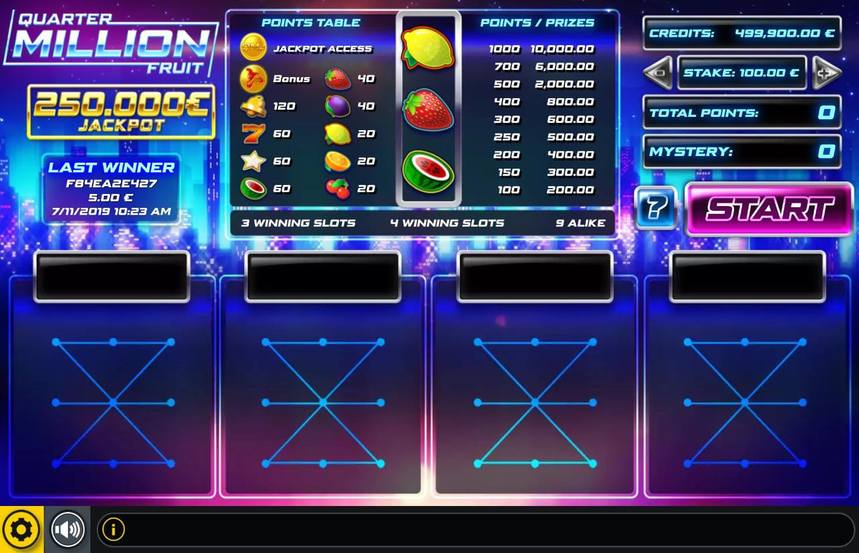 Quarter Million Fruit