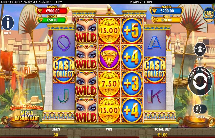 Queen of the Pyramids Mega Cash Collect