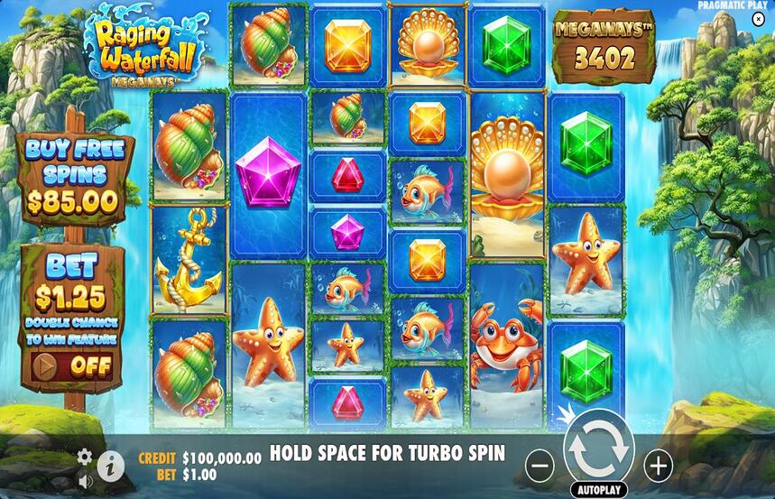 Raging Waterfall Megaways