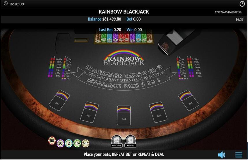 Rainbow Blackjack