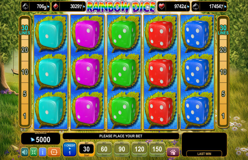 Rainbow Dice