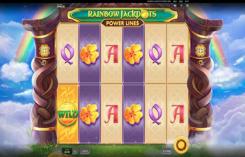 Rainbow Jackpots Power Lines