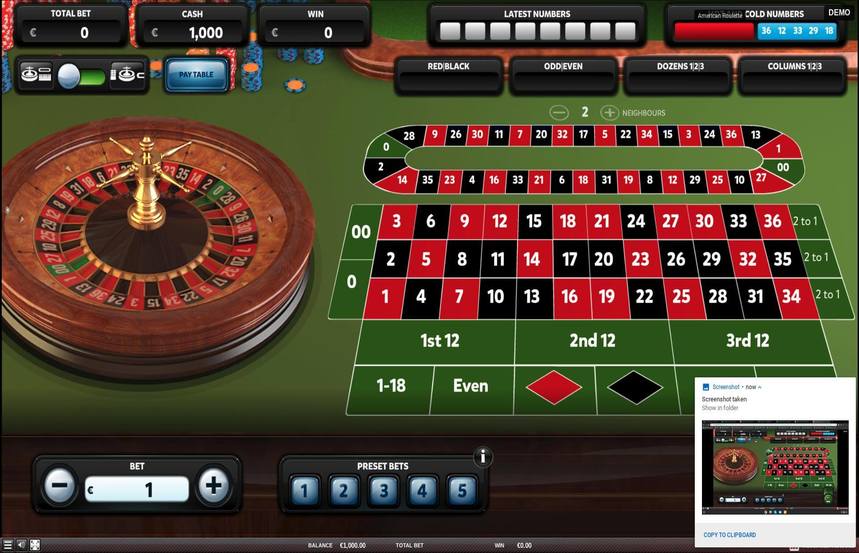Red Rake Gaming American Roulette