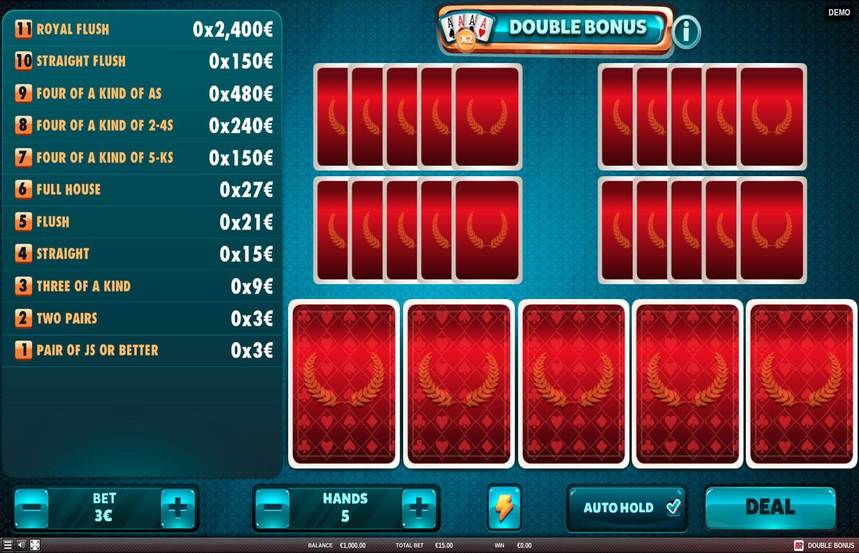 Red Rake Gaming Double Bonus