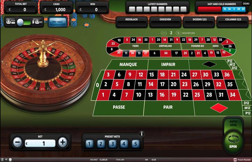 Red Rake Gaming French Roulette