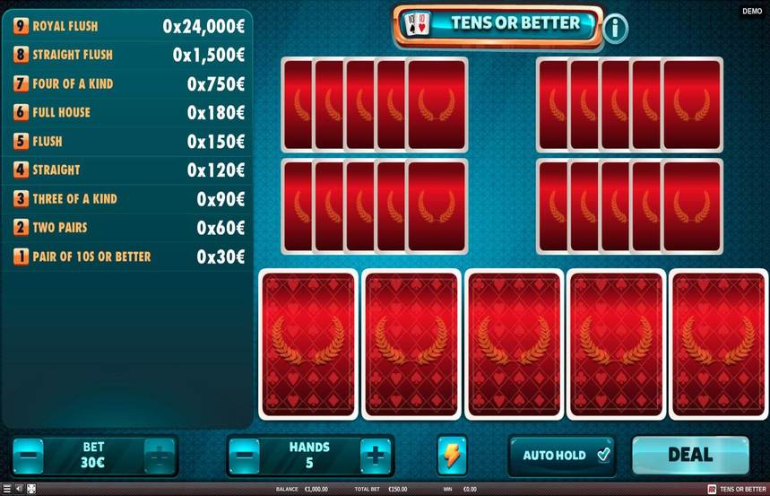 Red Rake Gaming Tens or Better
