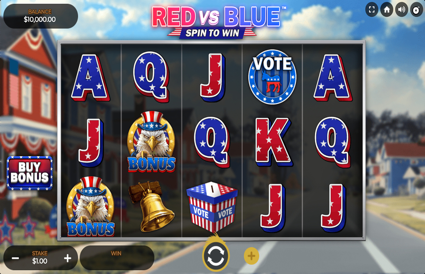 Red vs Blue Spin to Win