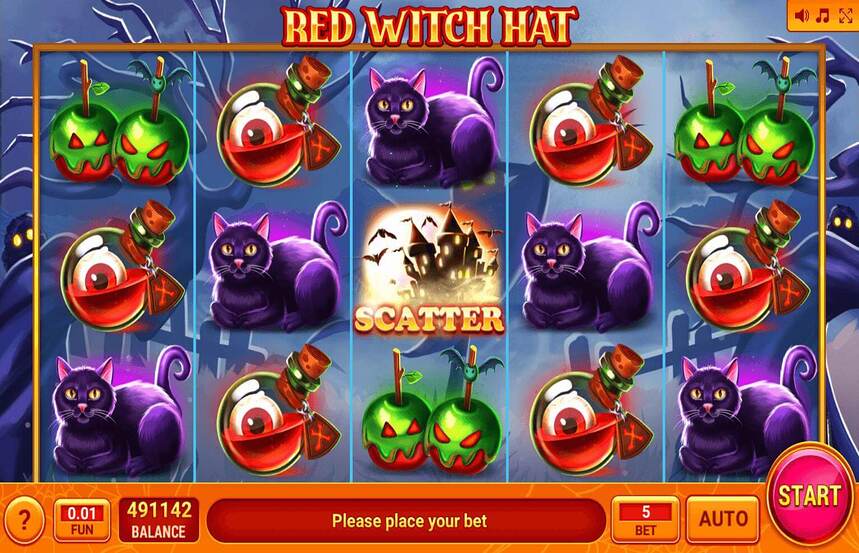 Red Witch Hat