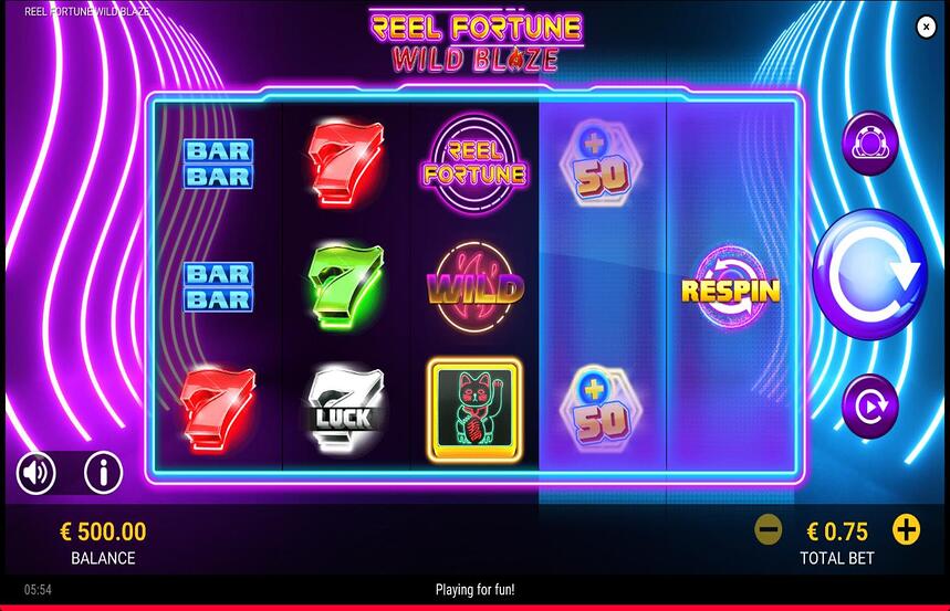 Reel Fortune Wild Blaze