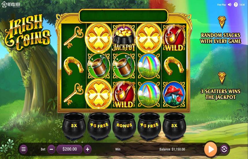 Revolver Gaming Irish Coins