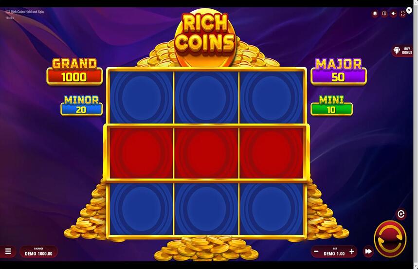 Rich Coins Hold and Spin