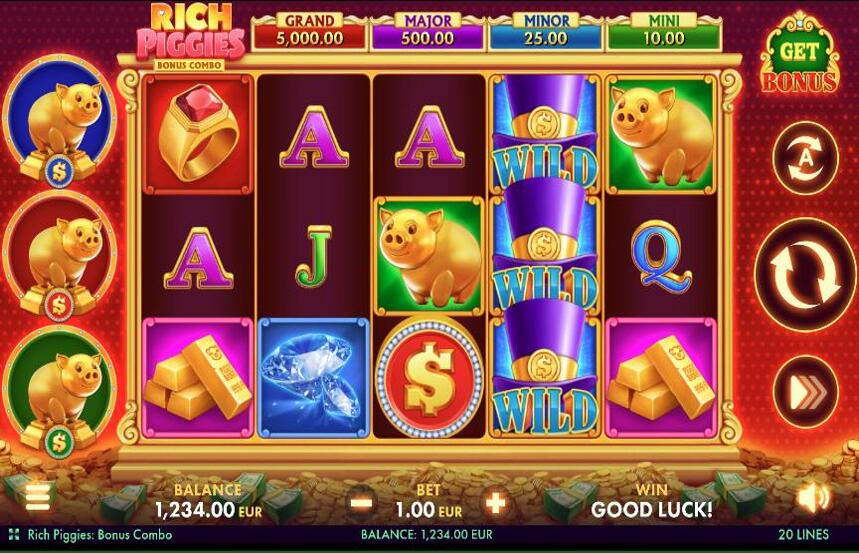 Rich Piggies Bonus Combo