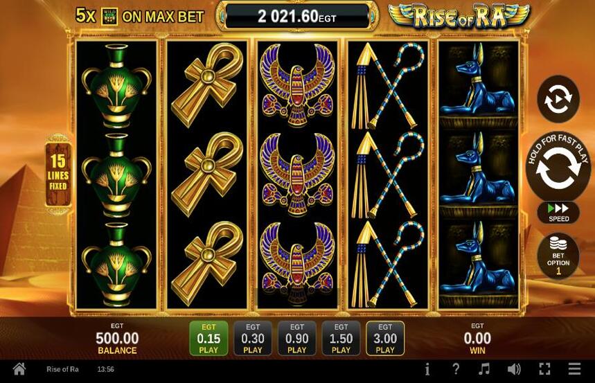 Rise of Ra Jackpot