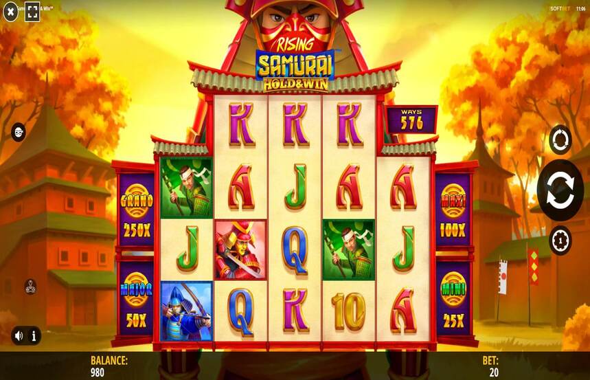 Rising Samurai Hold and Win