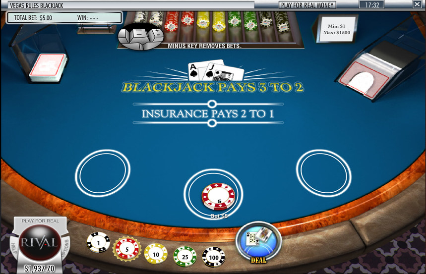 Rival Multihand Blackjack