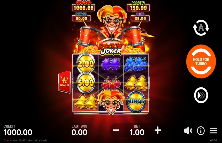 Rockin Joker Hold and Win