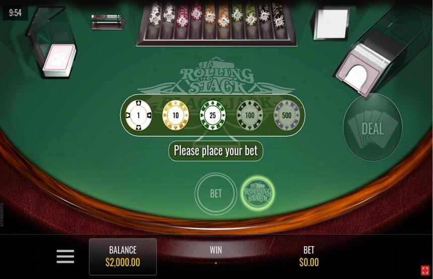 Rolling Stack Blackjack