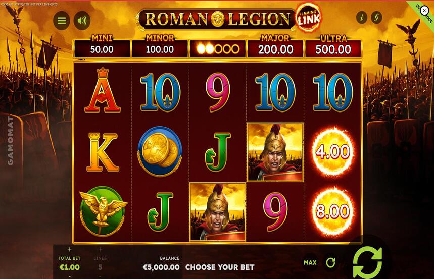 Roman Legion Flaming Link
