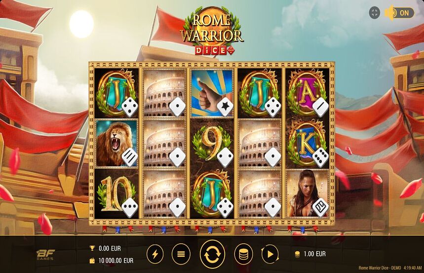 Rome Warrior Dice
