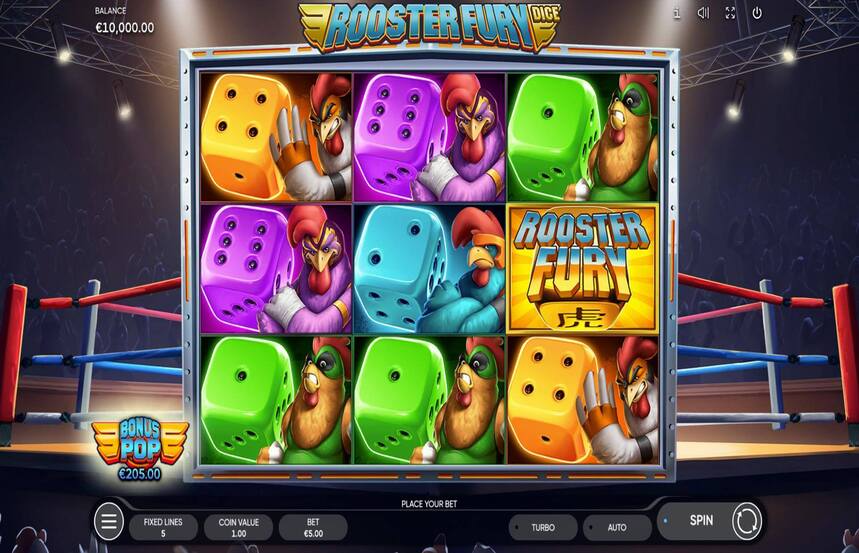 Rooster Fury Dice