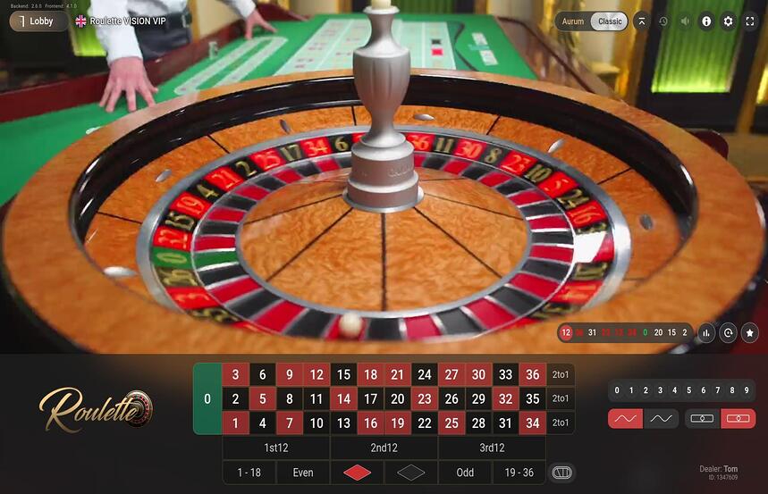 Roulette VISION VIP