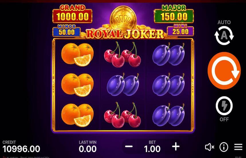 Royal Joker Hold and Win