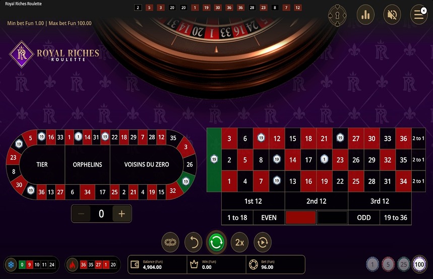 Royal Riches Roulette