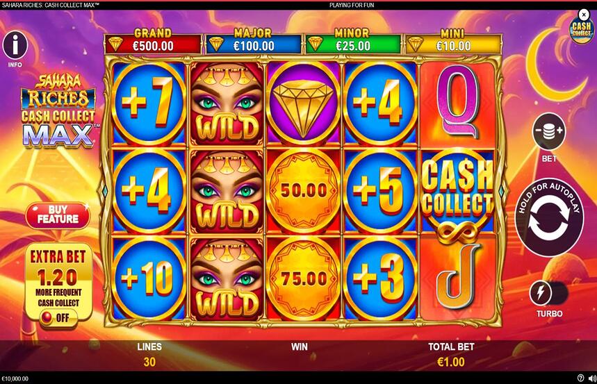 Sahara Riches Cash Collect Max