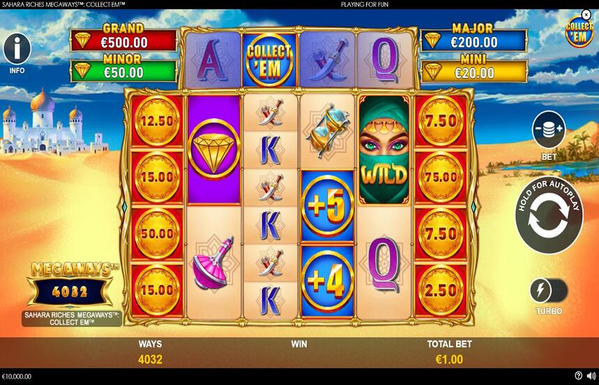 Sahara Riches Megaways Collect Em