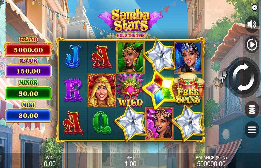 Samba Stars Hold the Spin
