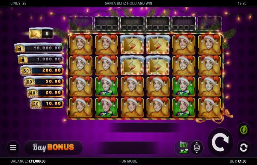 Santa Blitz Hold and Win