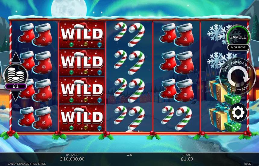 Santa Stacked Free Spins