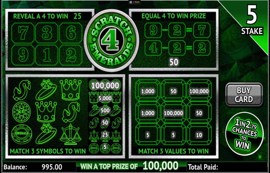 Scratch 4 Emeralds