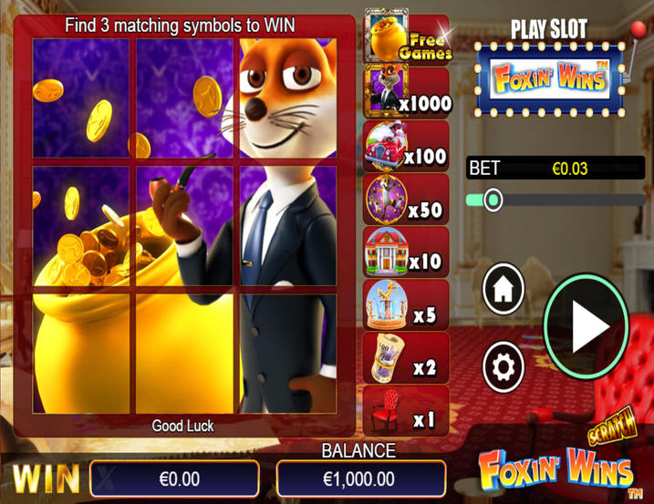 Scratch Foxin Wins
