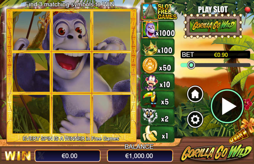 Scratch Gorilla Go Wild