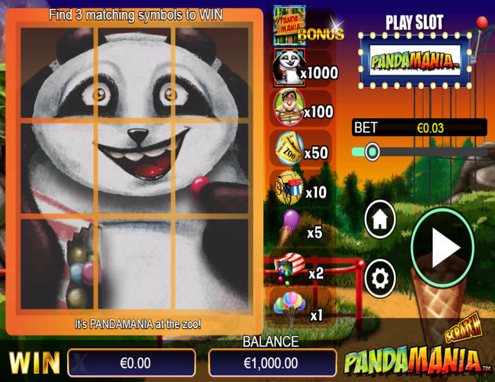 Scratch Pandamania