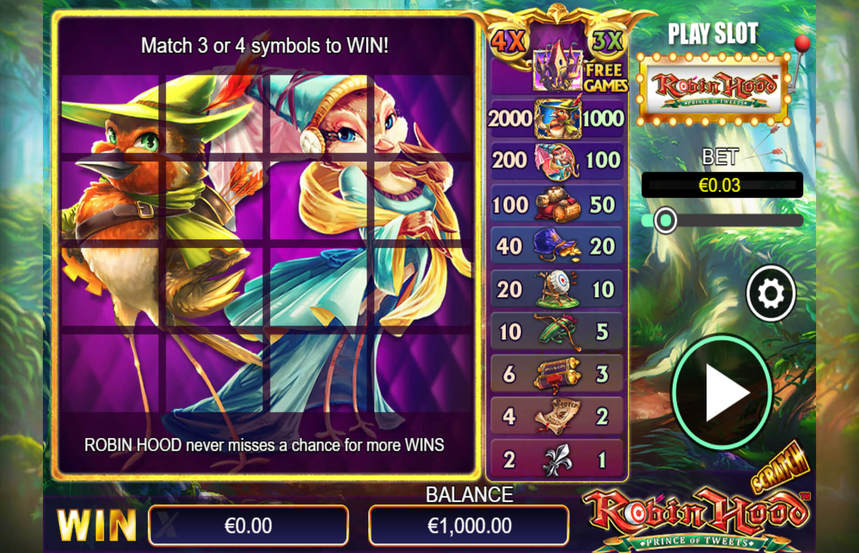 Scratch Robin Hood