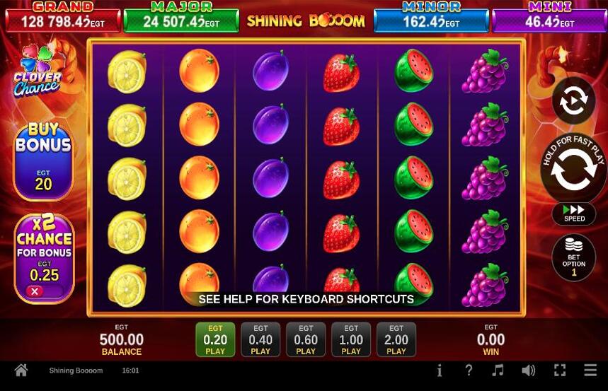 Shining Boooom Clover Chance