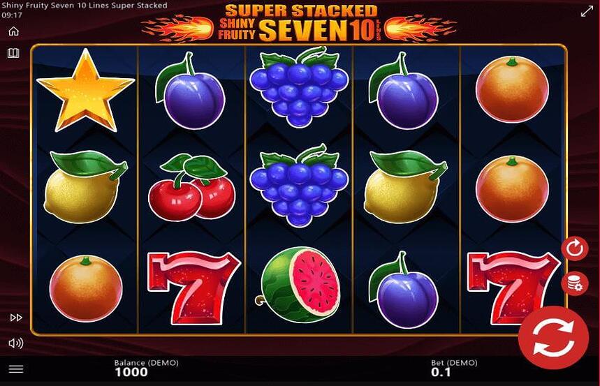 Shiny Fruity 10 Lines Super Stacked