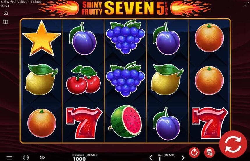 Shiny Fruity Seven 5 Lines